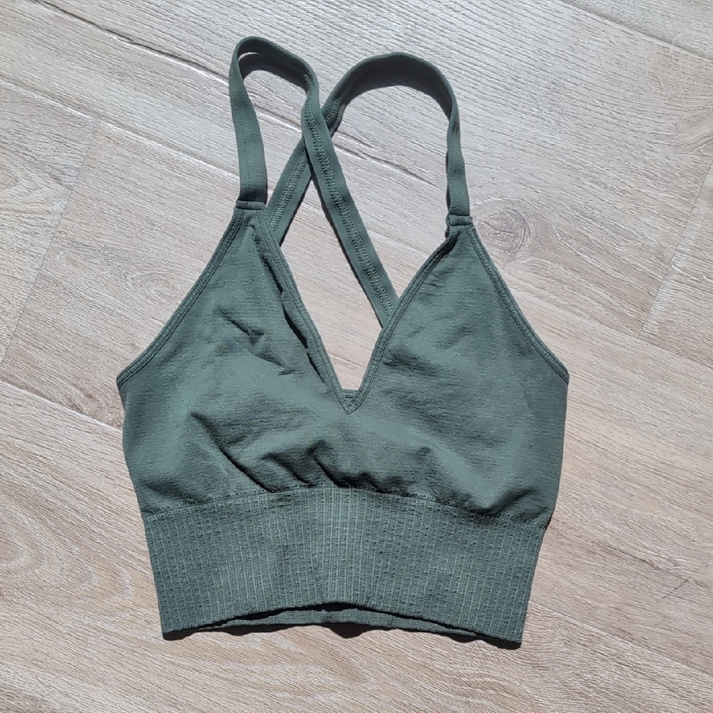 FP Movement by Free People Deep Green Bralette